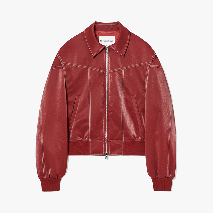 Ruby™️ - Oversized Leather Jacket