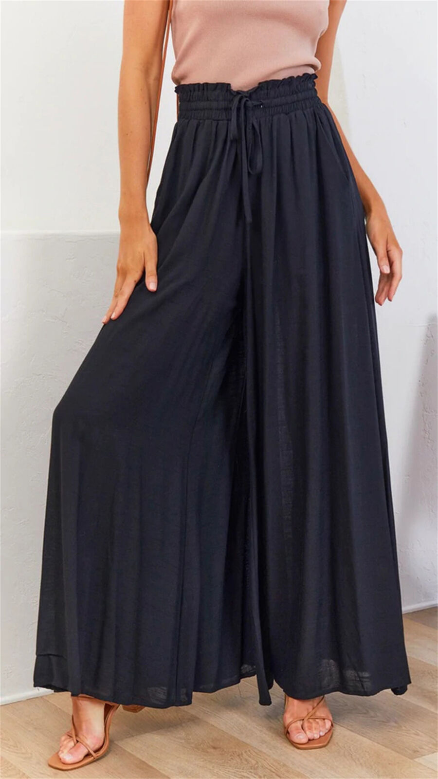 Ethel - Stylish women's trousers with comfortable drawstring