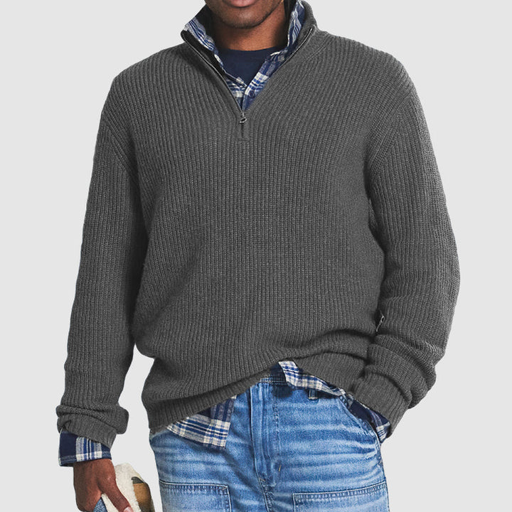 Joel™ - Classic Zip Collar Sweater