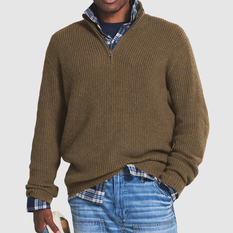 Joel™ - Classic Zip Collar Sweater