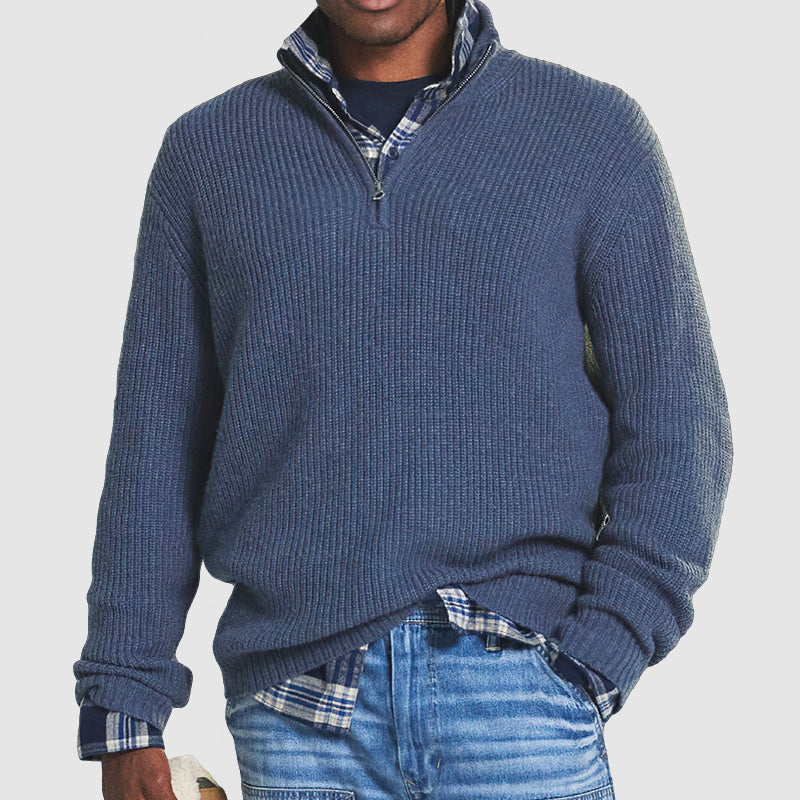 Joel™ - Classic Zip Collar Sweater