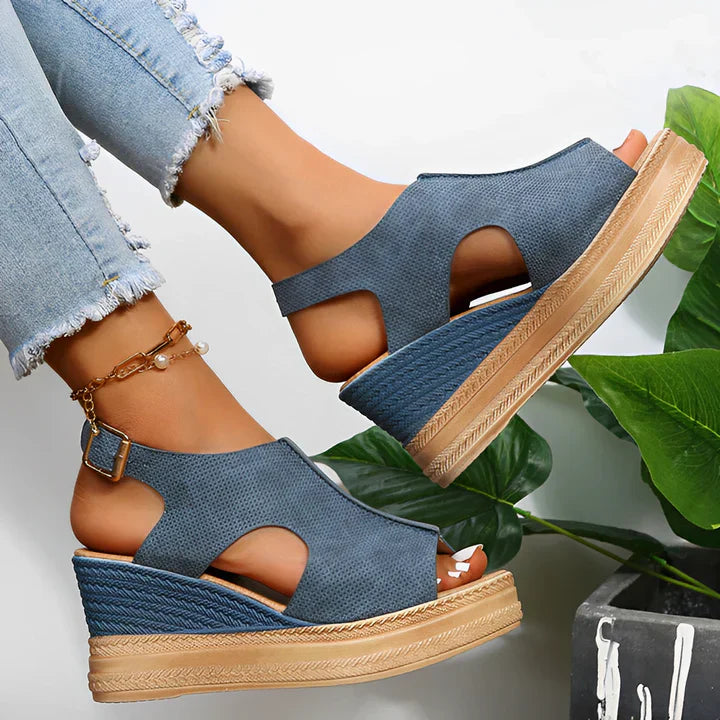 Celeste - Stylish Women's Sandals with Trendy Wedge Heel