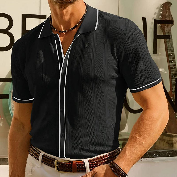 Stylish and timeless men's ice silk summer polo shirt - Gaart