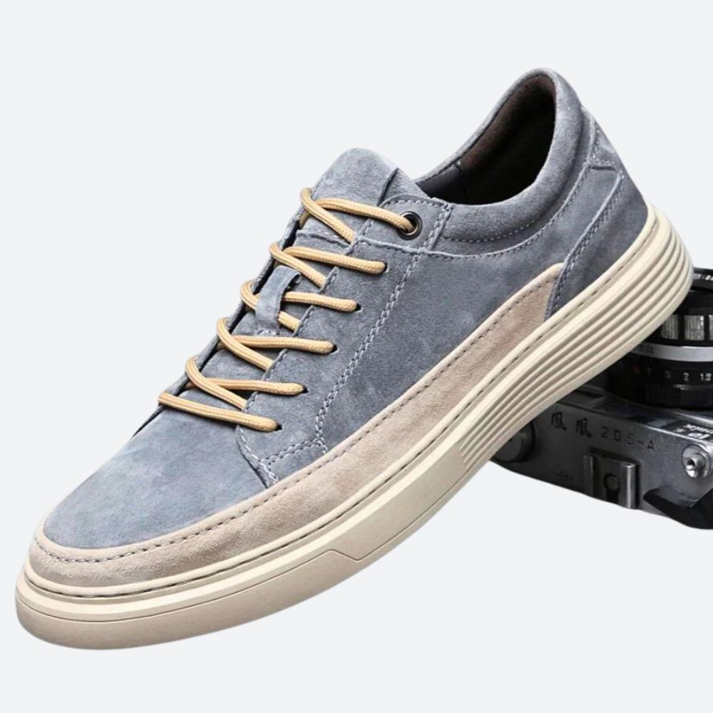 Stylish men's leather sports shoes - Conradin