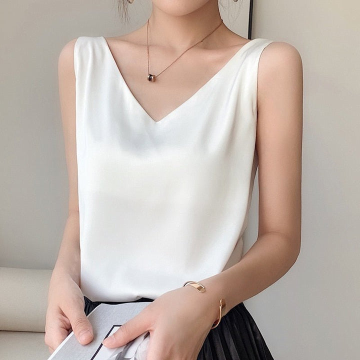 Trina - Luxury Silky Tanktop for Women with Elegant Style