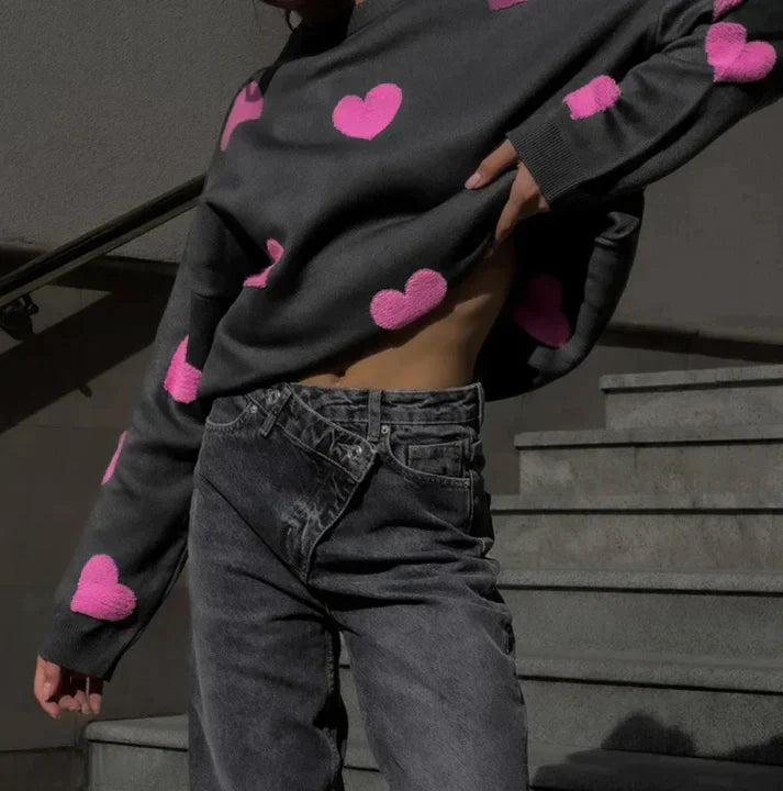 Sophia™ - Soft Heart Sweater