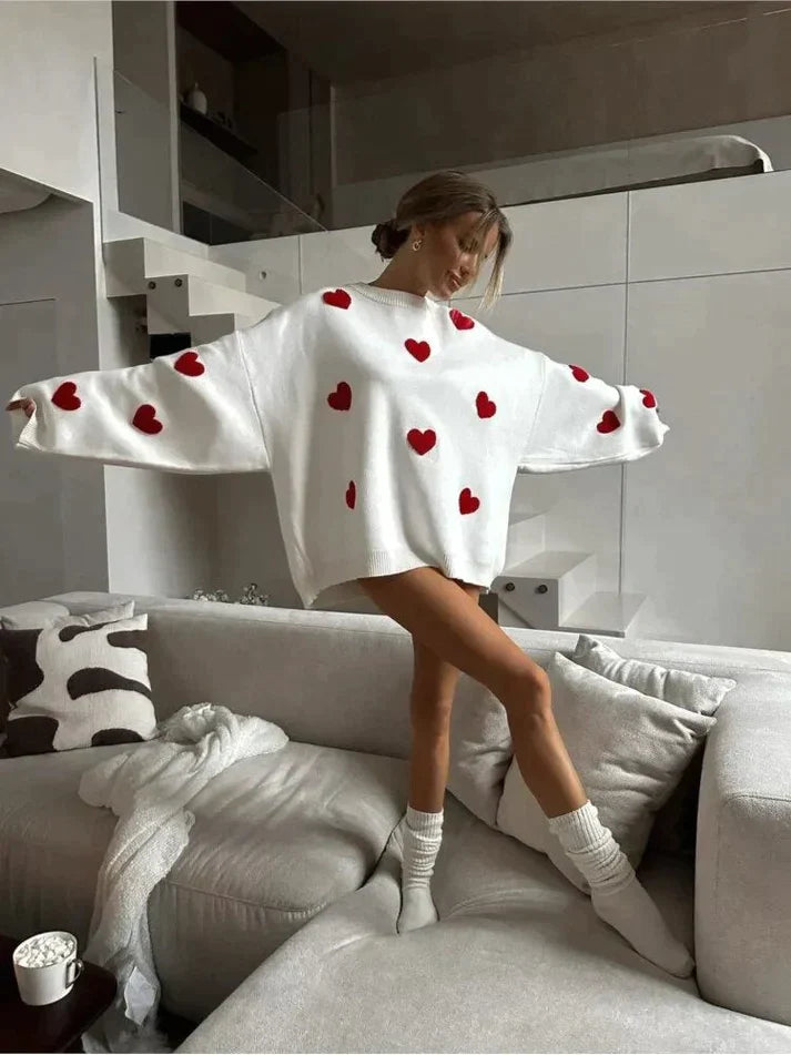 Sophia™ - Soft Heart Sweater