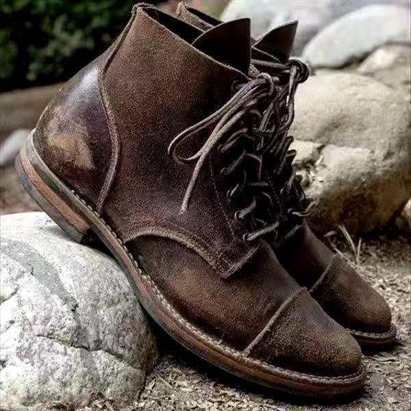 Ethan - Stylish Retro Veteran Boots for the Fashionable Man