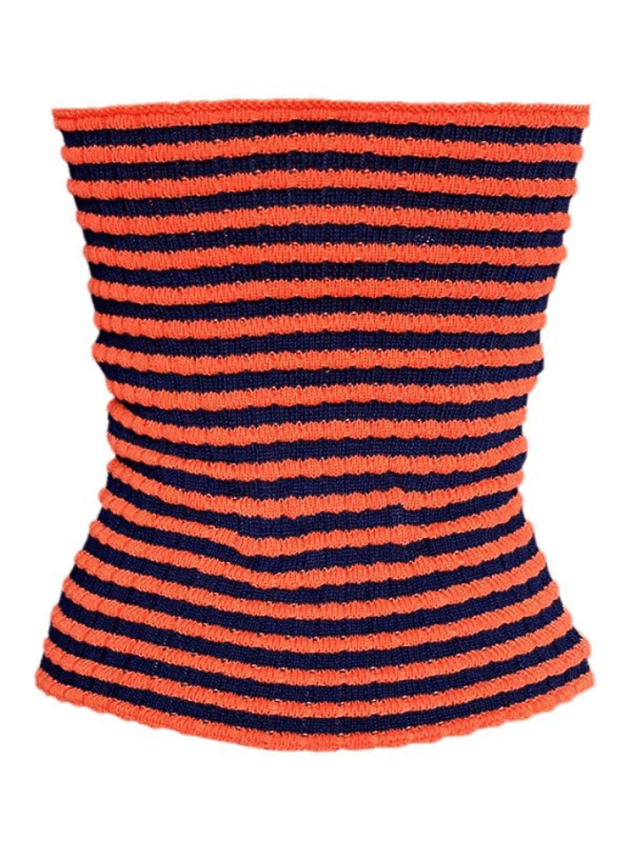 Fenna - Fashionable Cropped Bandeau Top with Trendy Twist for Women