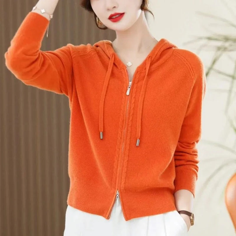 Stylish Cashmere Hoodie Sweater by Alice - Perfect for any occasion!