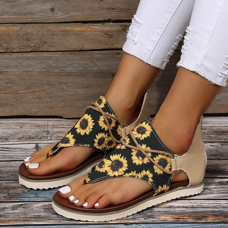 Josephine - Elegant patterned sandals