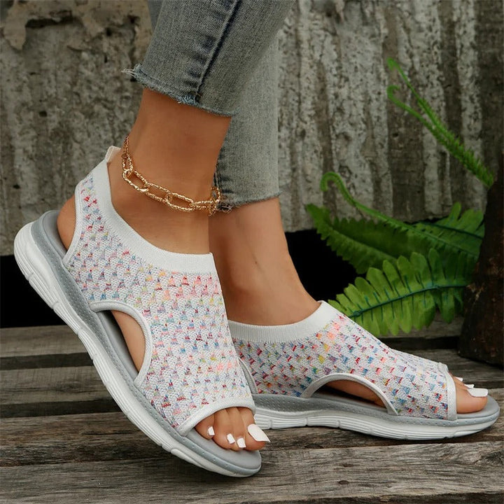 Phoebe - Trendy Open-Toe Casual Sandals for Effortless Style