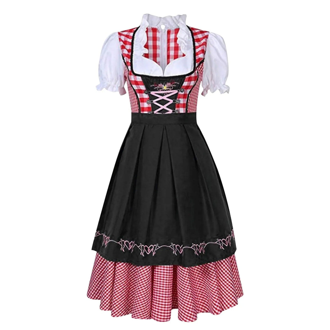 Marnie - Stylish Checkered Dirndl for Oktoberfest Celebrations