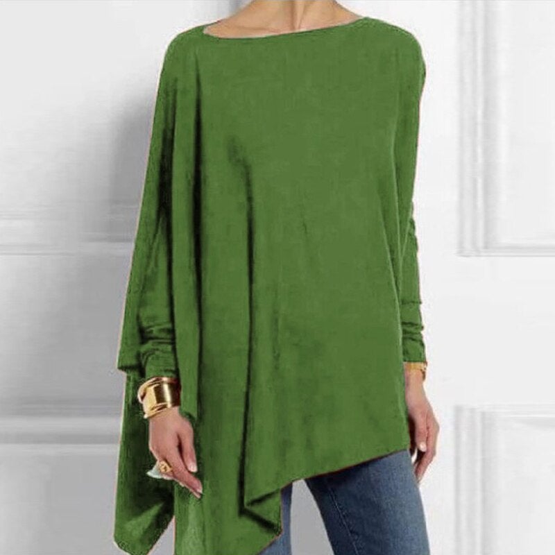 Adeline - Fashionable Casual Autumn O-Neck Longsleeve Top for Women