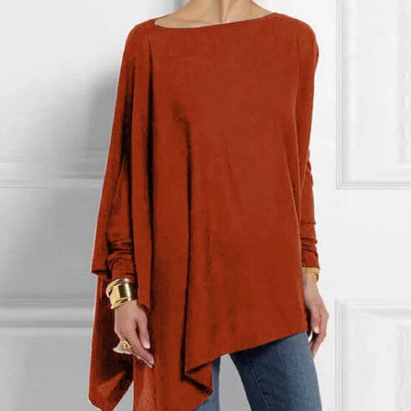 Adeline - Fashionable Casual Autumn O-Neck Longsleeve Top for Women