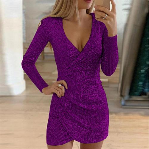 Desyre - Sparkling Glitter Mini Party Dress