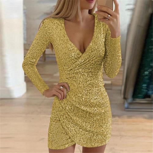 Desyre - Sparkling Glitter Mini Party Dress