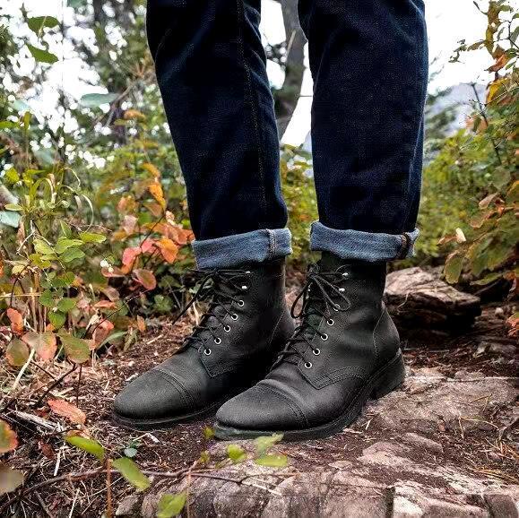 Ethan - Stylish Retro Veteran Boots for the Fashionable Man