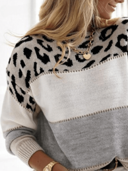 Olivia™ - Leopard Print Sweater