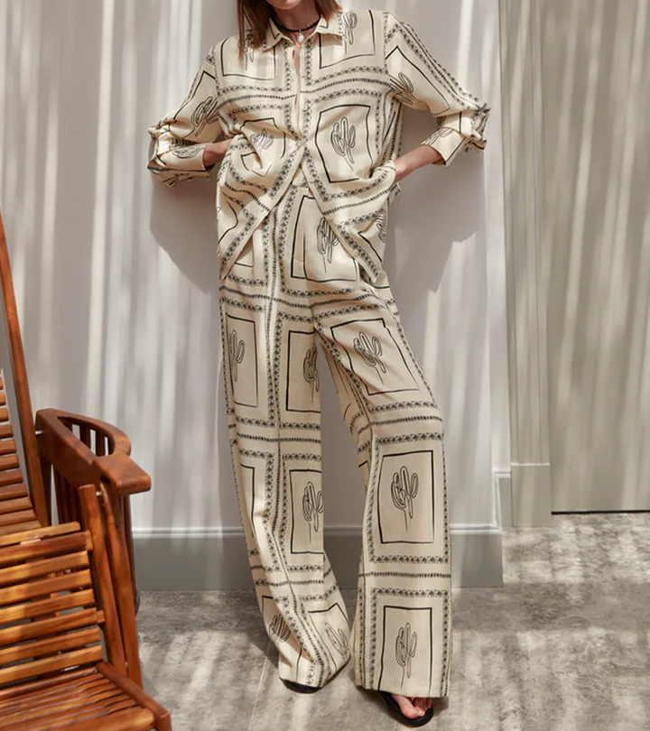 Alira™ - Abstract Comfy Two-Piece Set