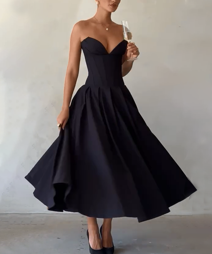 Caitlin™ - Black Gown Dress