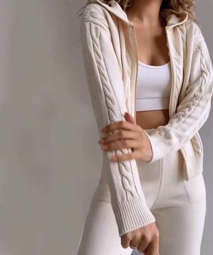 Alira™ - Sweater Cardigan Two-Pieces Set